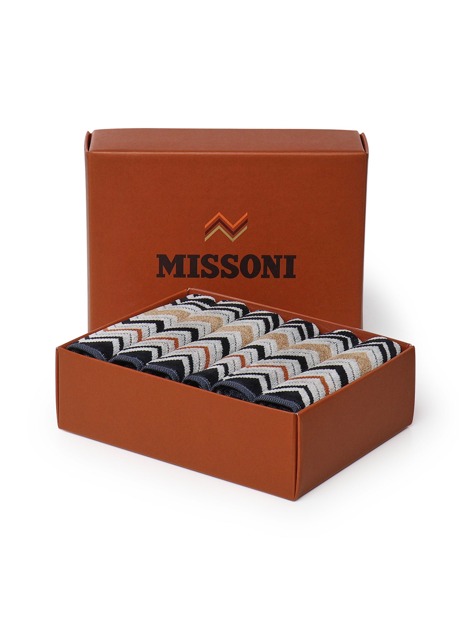 Set di 2 asciugamani Bernard con motivo a zigzag 1B3SP99860 160 MISSONI HOME 