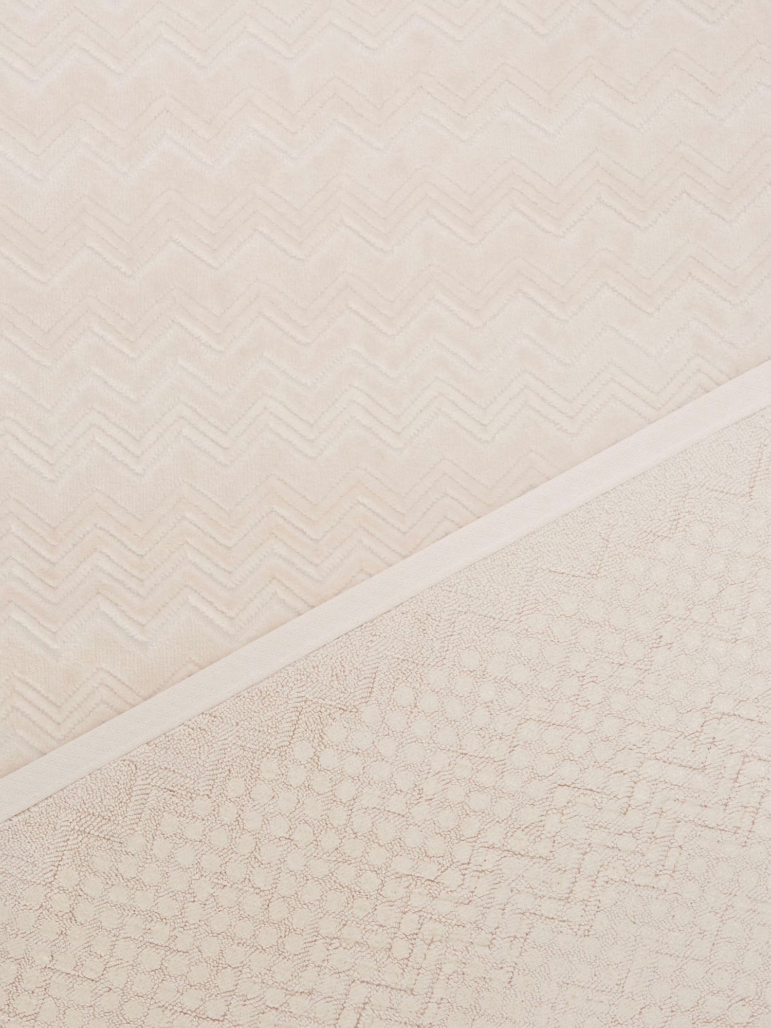Tappetino da bagno Chalk in cotone zig zag 1D3SP99965 21 MISSONI HOME 