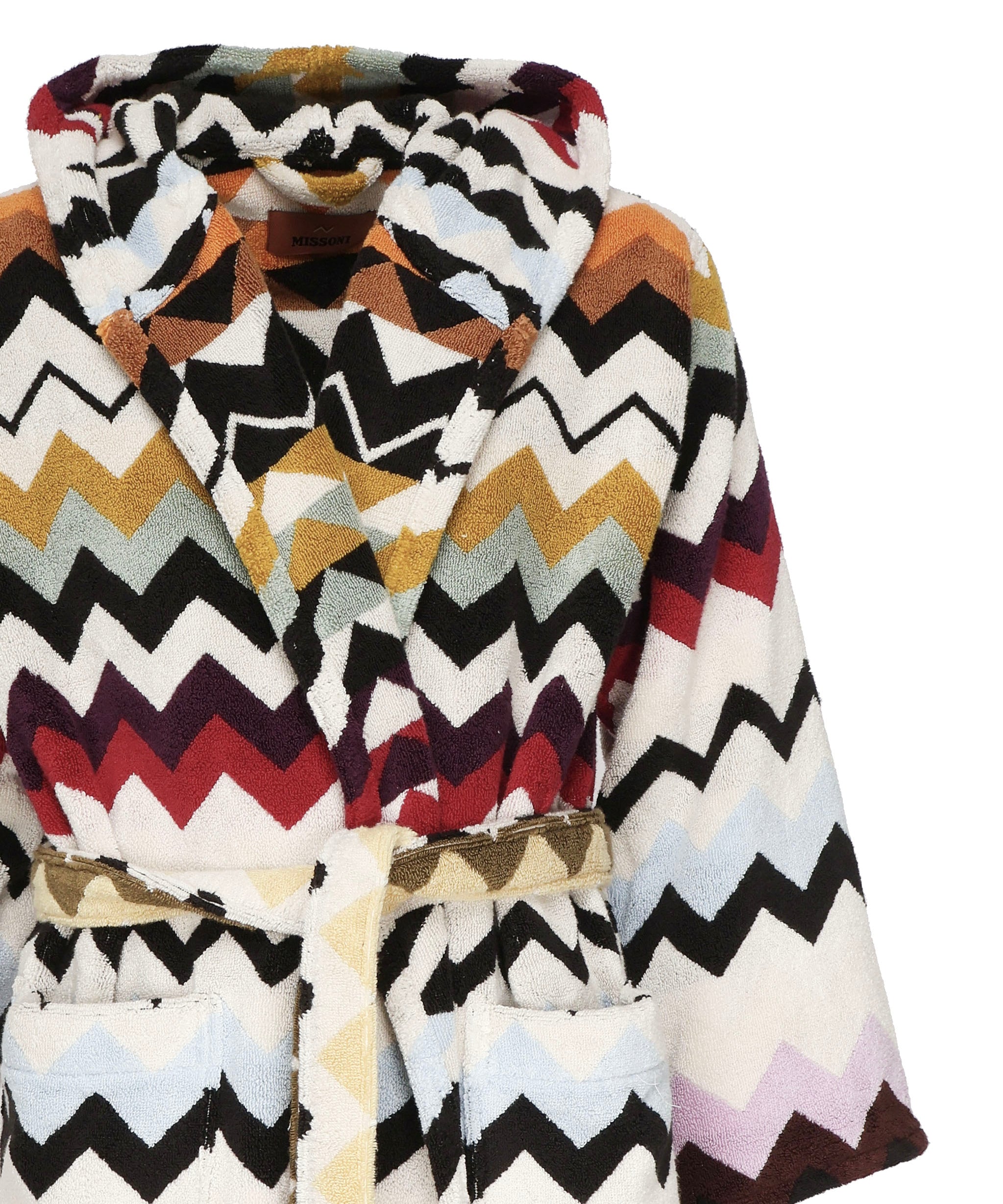 Accappatoio con cappuccio Murrina 1E3AC99101 100 MISSONI HOME 