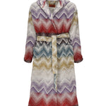 Accappatoio Chandler in spugna di cotone 1E3AC99105 100 MISSONI HOME 