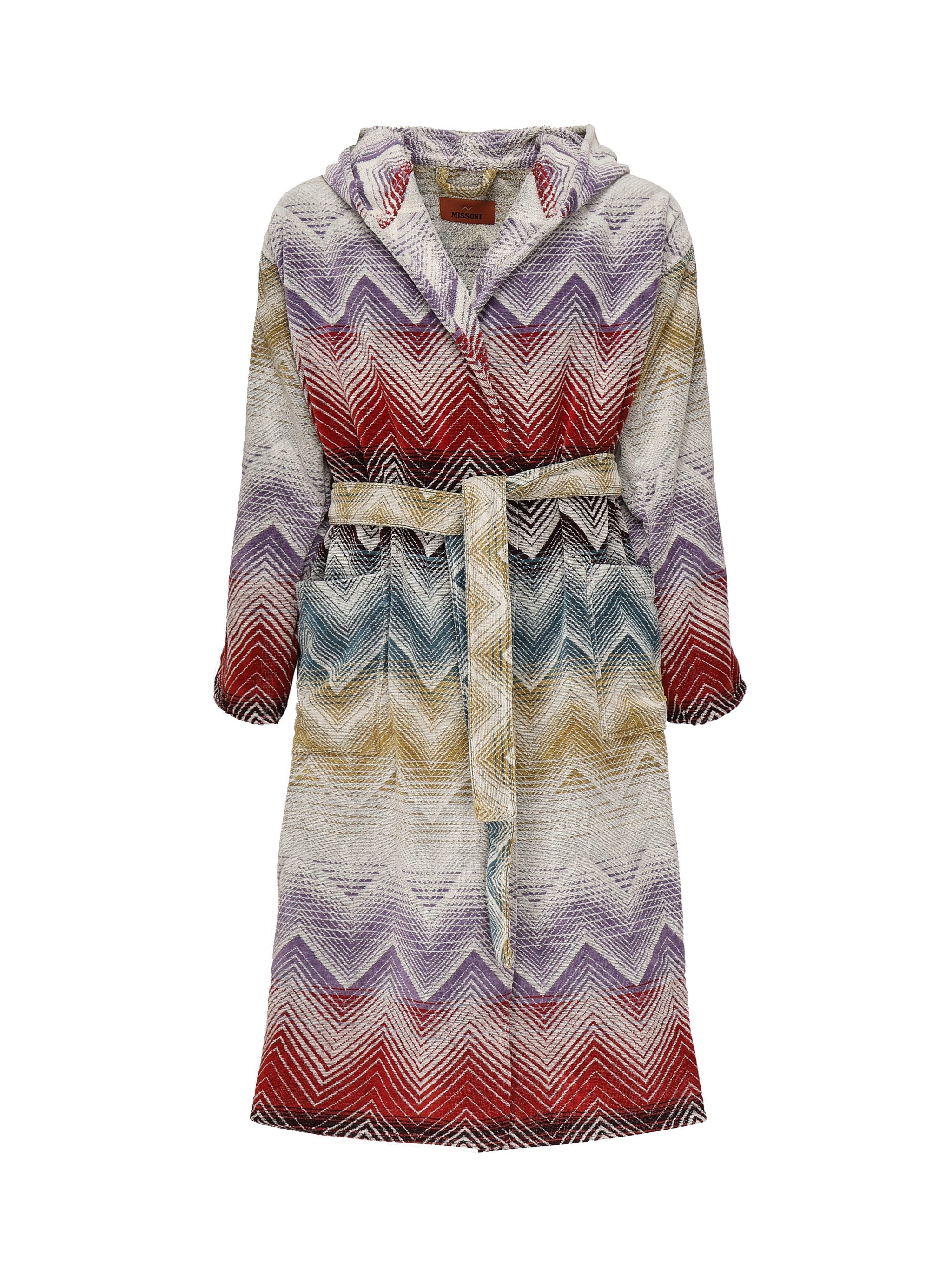 Accappatoio Chandler in spugna di cotone 1E3AC99105 100 MISSONI HOME 