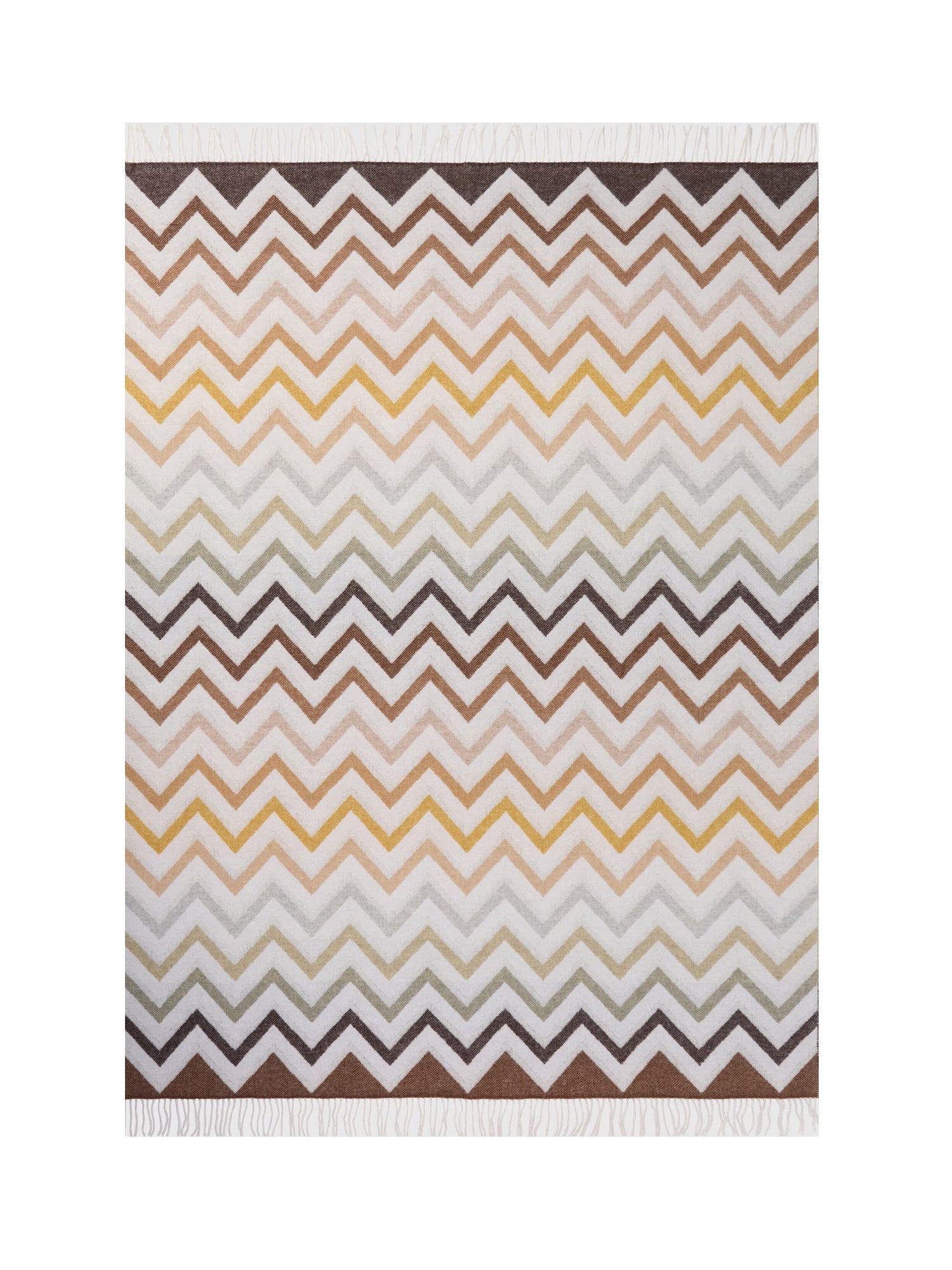 Plaid Watamu in misto lana zig zag 1E3PL99110 148 MISSONI HOME 