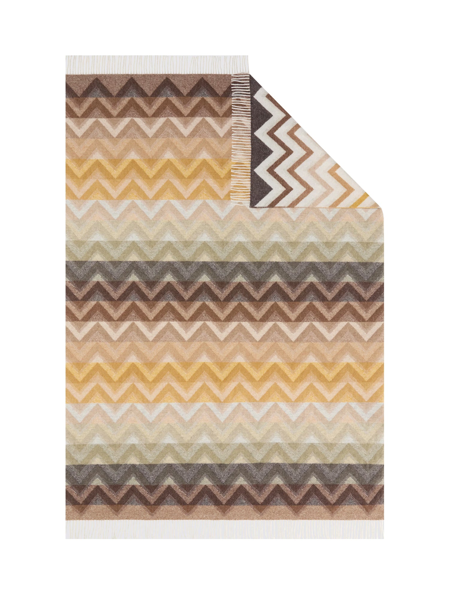 Plaid Watamu in misto lana zig zag 1E3PL99110 148 MISSONI HOME 