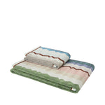 Set due pezzi asciugamani in cotone Eva 1F3SP99119 100 MISSONI HOME 