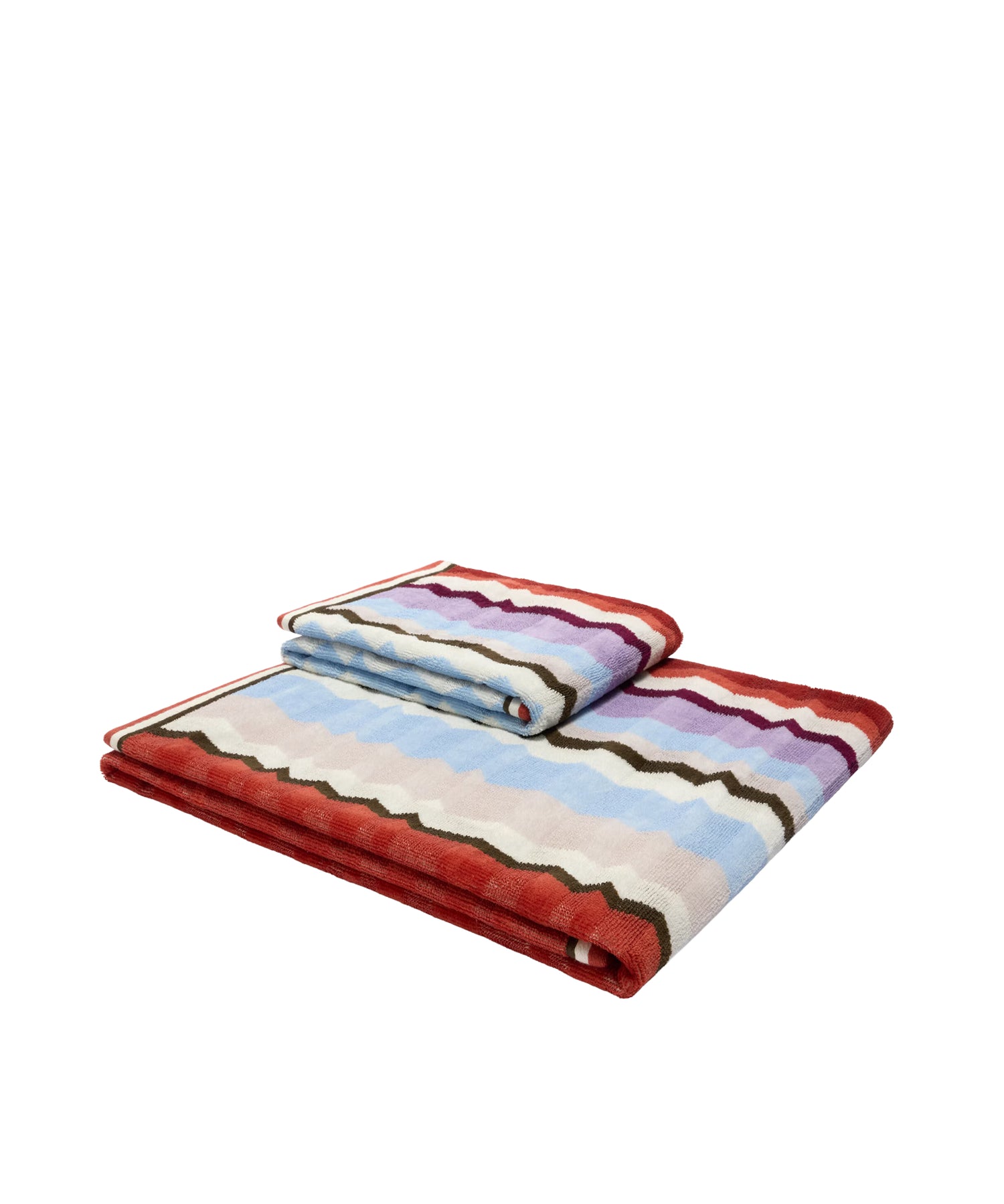 Set due pezzi asciugamani in cotone Eva 1F3SP99119 156 MISSONI HOME 