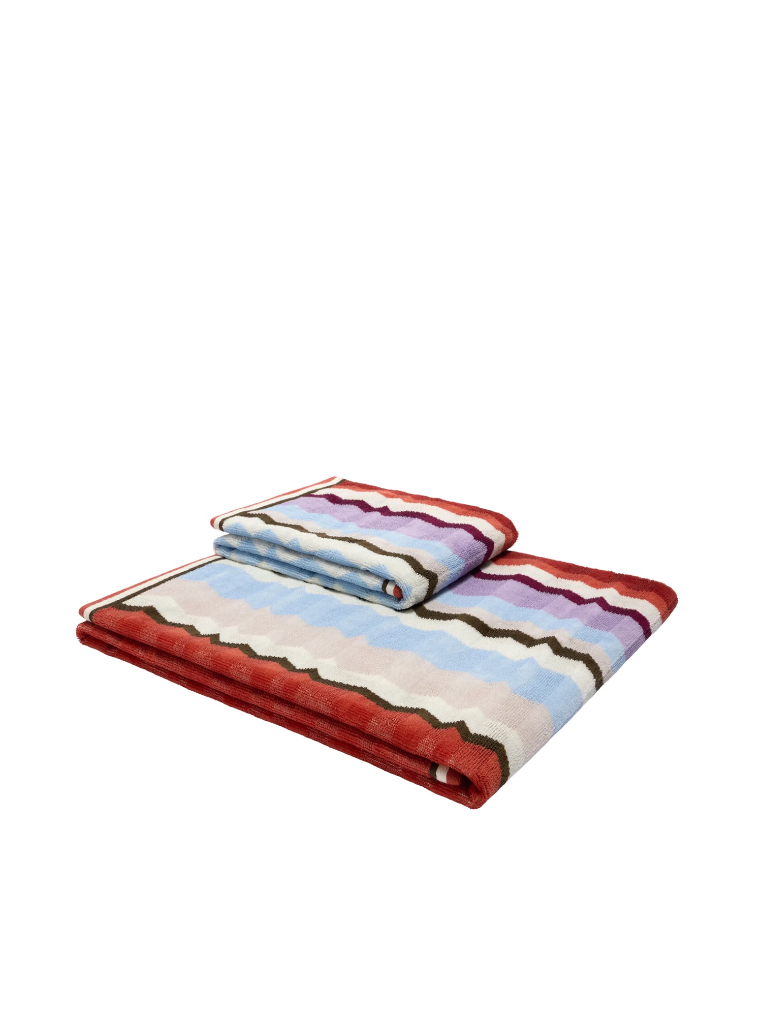 Set due pezzi asciugamani in cotone Eva 1F3SP99119 156 MISSONI HOME 