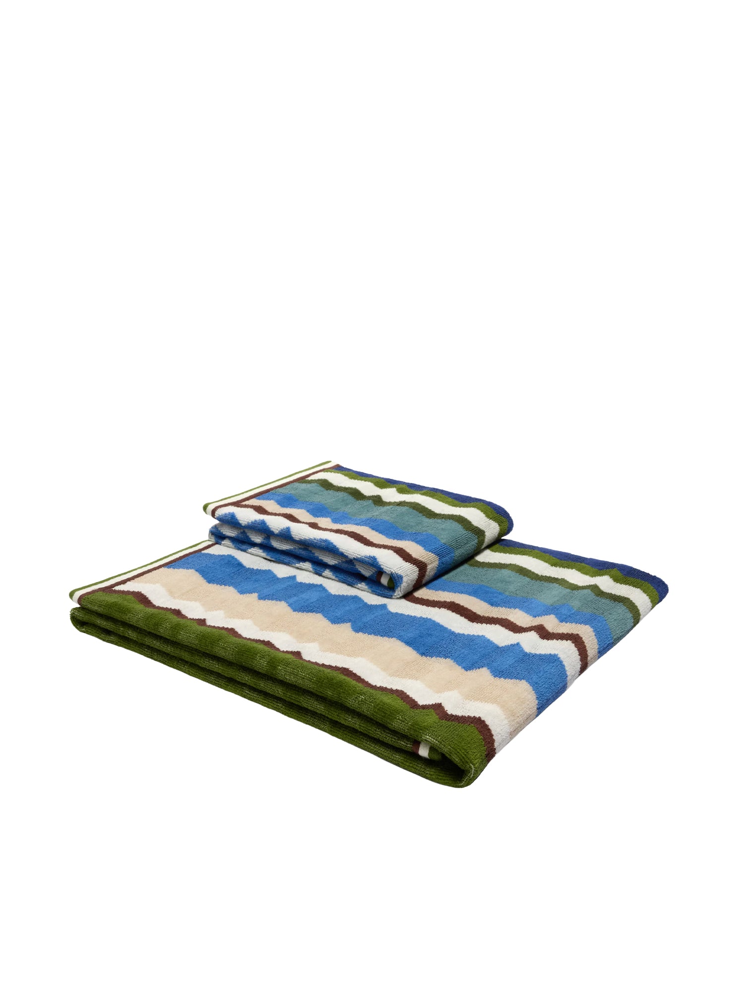 Set due pezzi asciugamani in cotone Eva 1F3SP99119 170 MISSONI HOME 