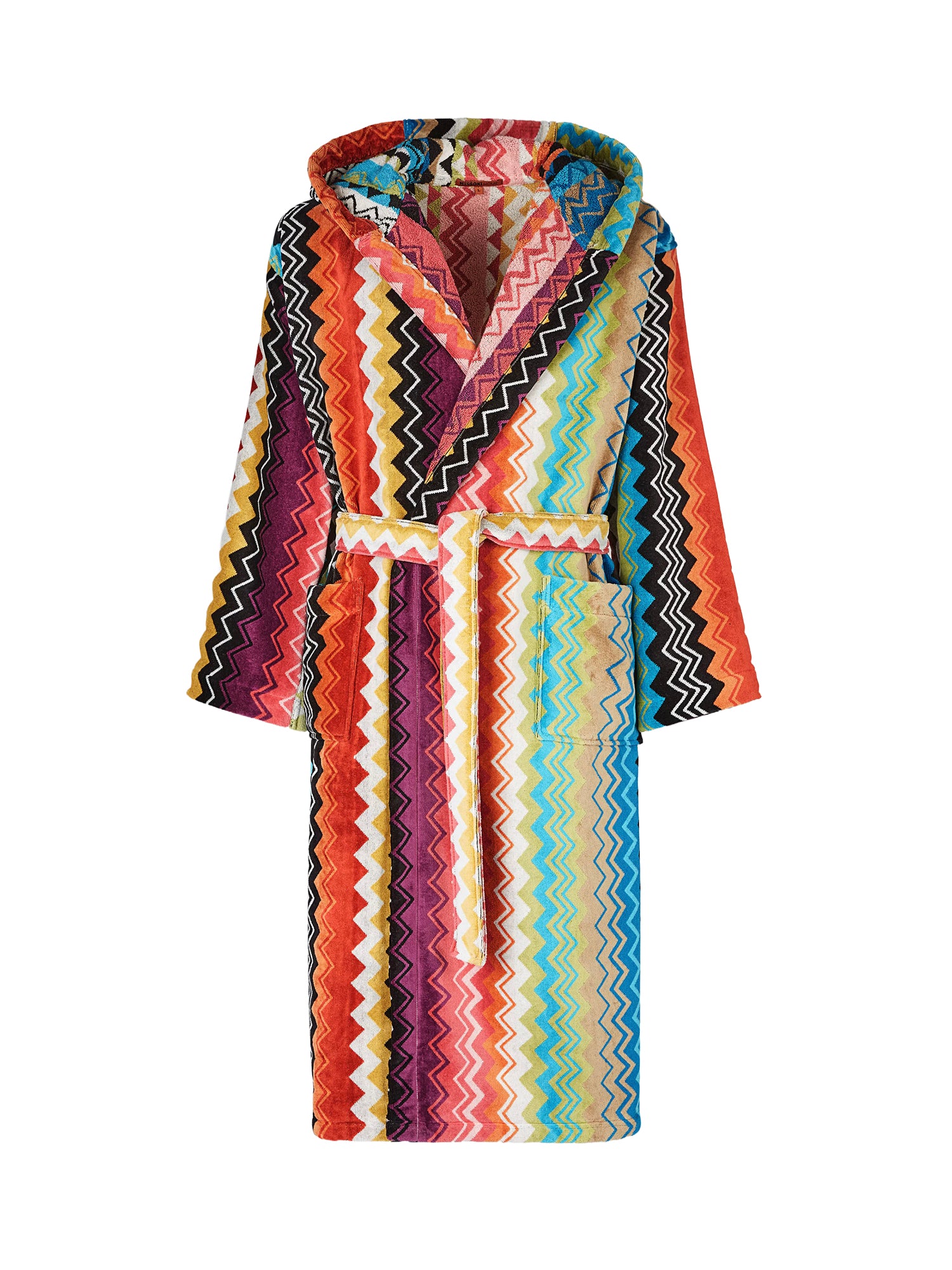 Accappatoio Giacomo con cappuccio <BR/> 1G3AC99708 100 MISSONI HOME 