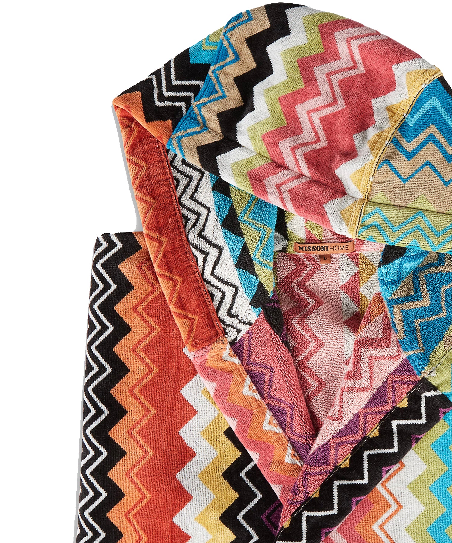 Accappatoio Giacomo con cappuccio <BR/> 1G3AC99708 100 MISSONI HOME 