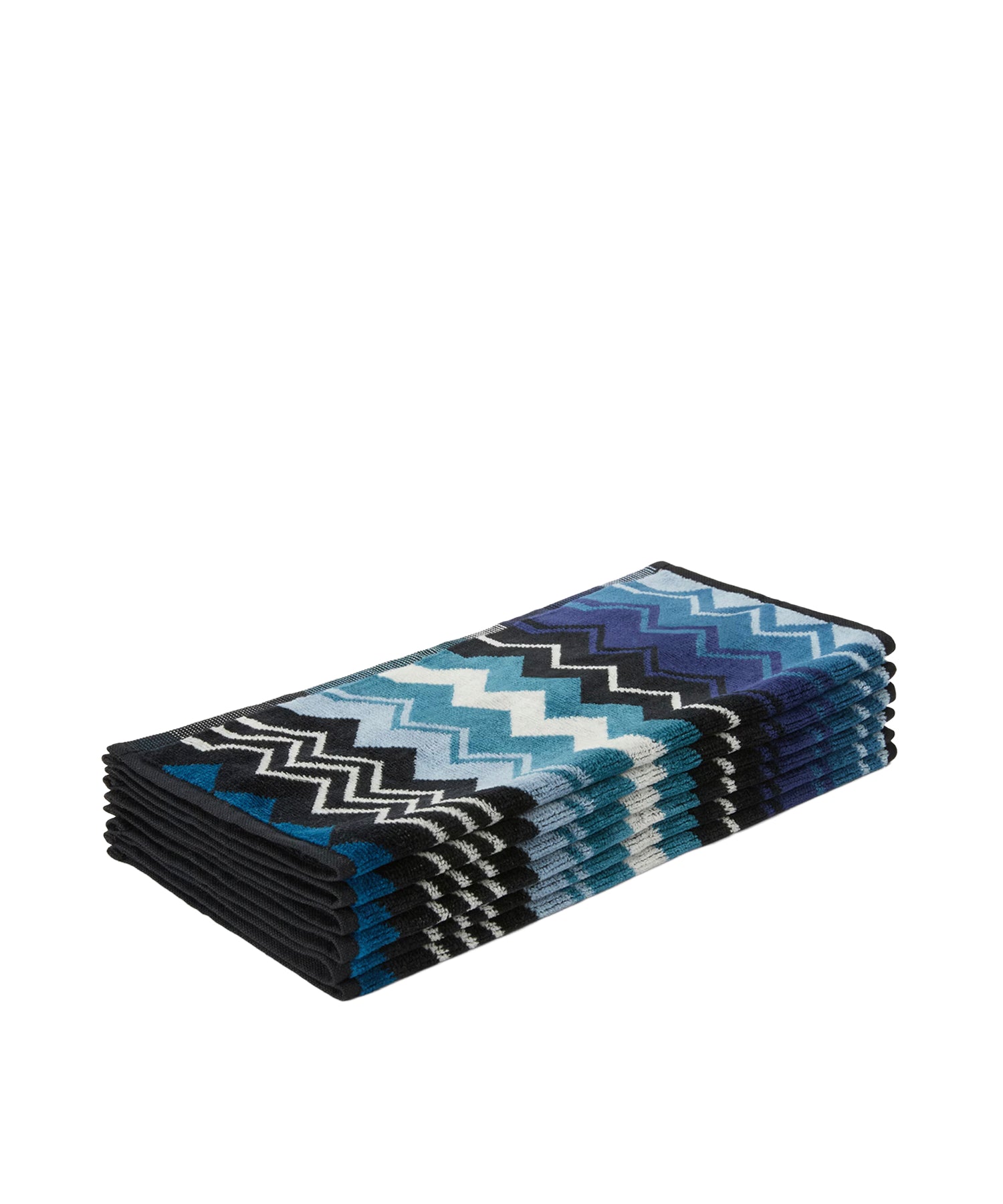 Set da sei di lavette Giacomo in cotone 1G3SP99904 50 MISSONI HOME 