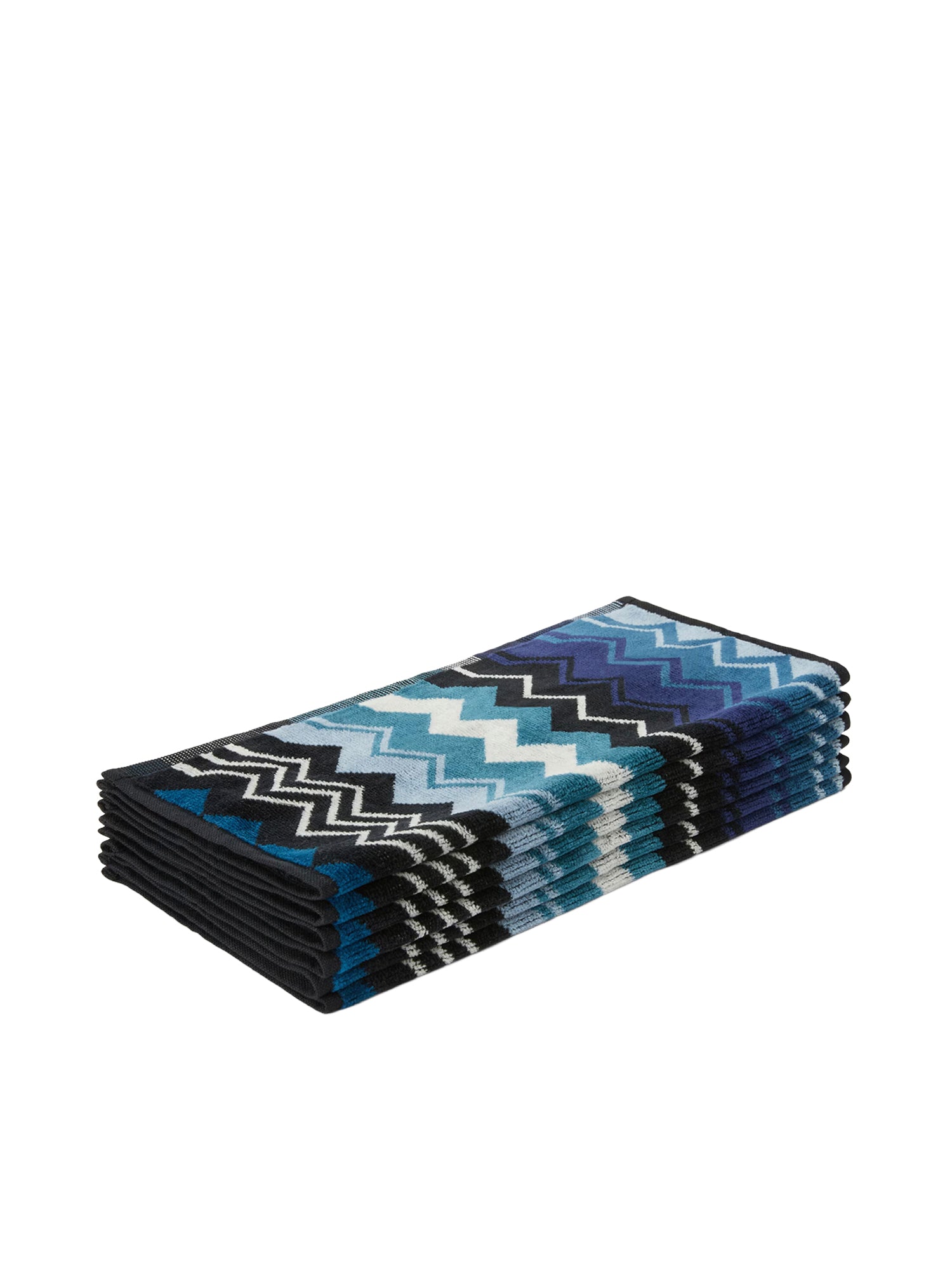 Set da sei di lavette Giacomo in cotone 1G3SP99904 50 MISSONI HOME 