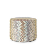 Pouf cilindrico Jarris motivo zig zag 1J4LV00066 148 MISSONI HOME 