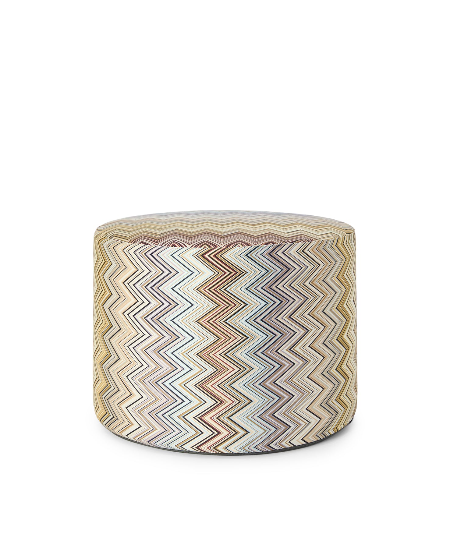 Pouf cilindrico Jarris motivo zig zag 1J4LV00066 148 MISSONI HOME 