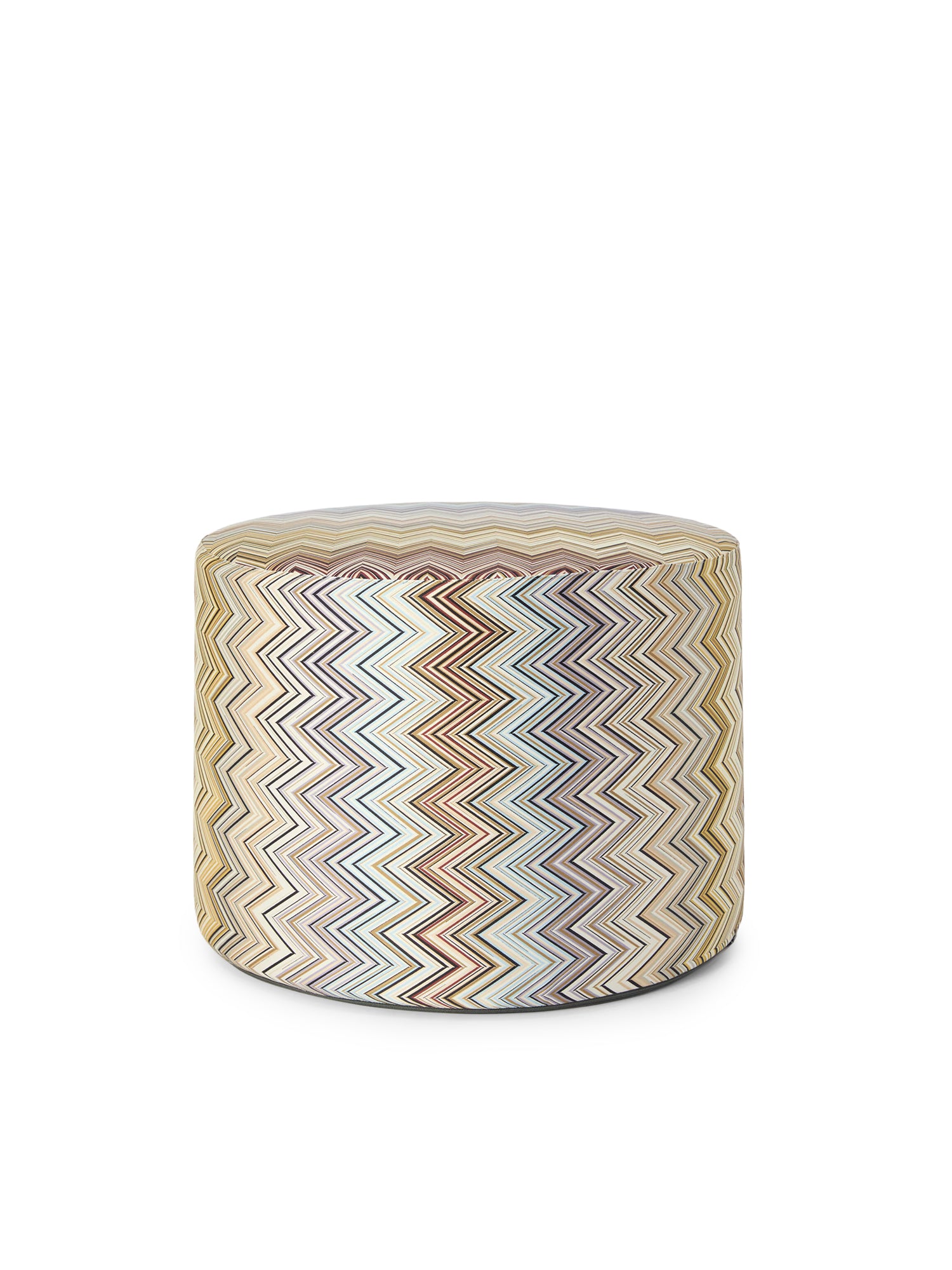 Pouf cilindrico Jarris motivo zig zag 1J4LV00066 148 MISSONI HOME 