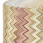 Pouf cilindrico Jarris motivo zig zag 1J4LV00066 148 MISSONI HOME 
