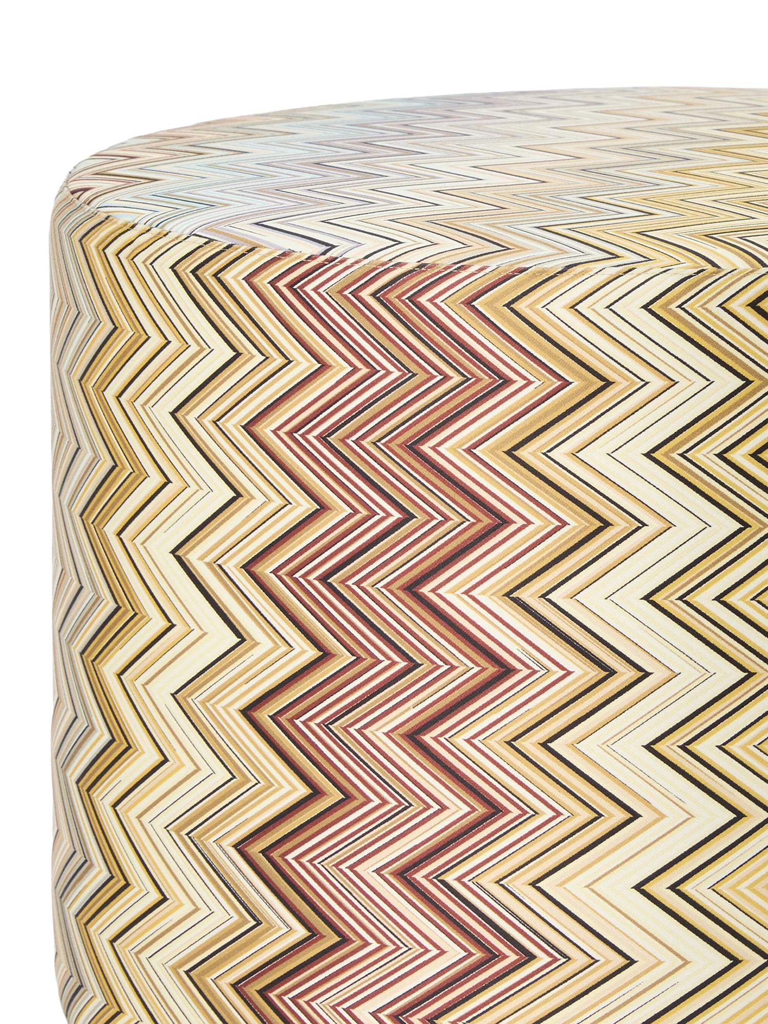 Pouf cilindrico Jarris motivo zig zag 1J4LV00066 148 MISSONI HOME 