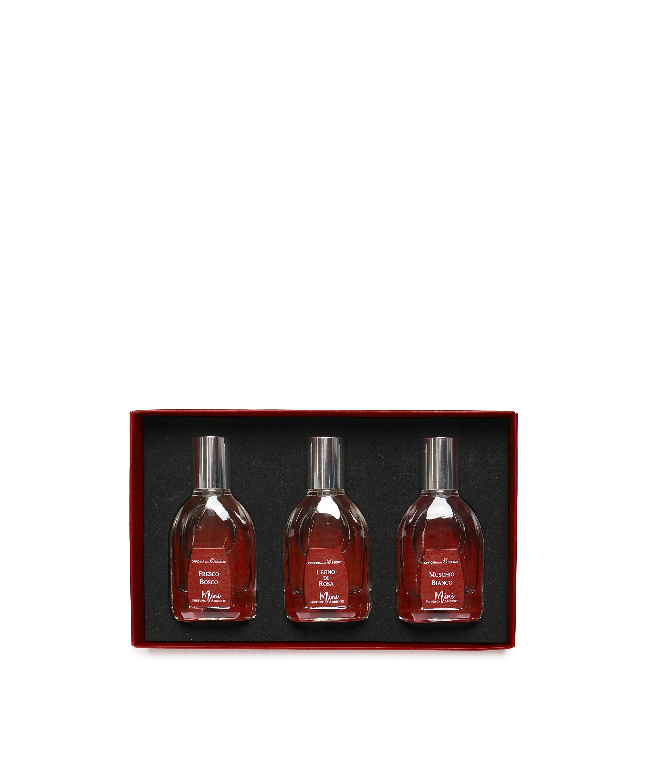 Car Fragrance Kit Dolomiti PP75-CARKIT02 BOSCO/ROSA/MUSCHIO OFFICINA DELLE ESSENZE 