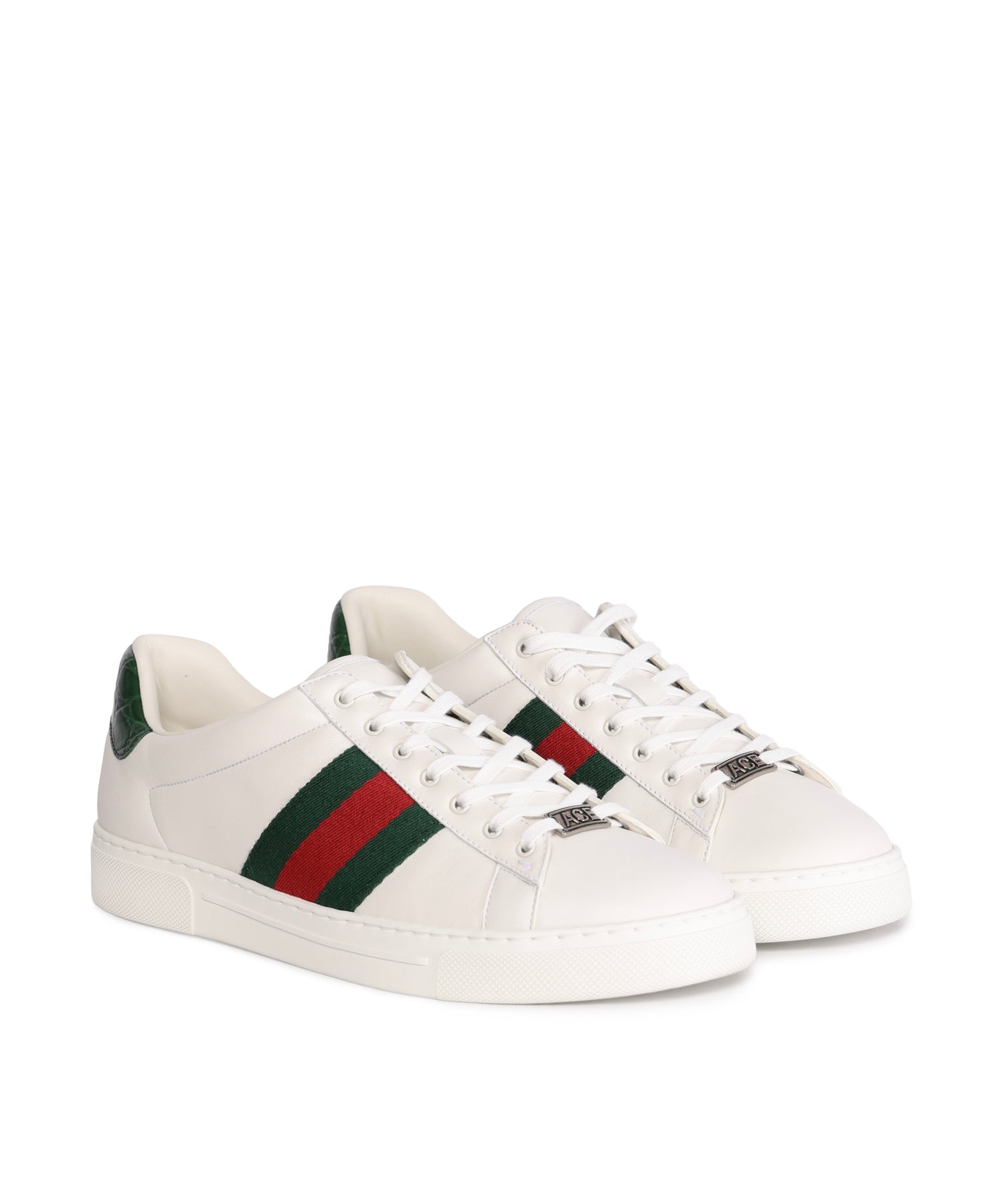 Sneakers SNEAKER LEATHER, R.S GR.WHI/VRV/GREEN ACE 757892 AACAG 9055 9055 GUCCI