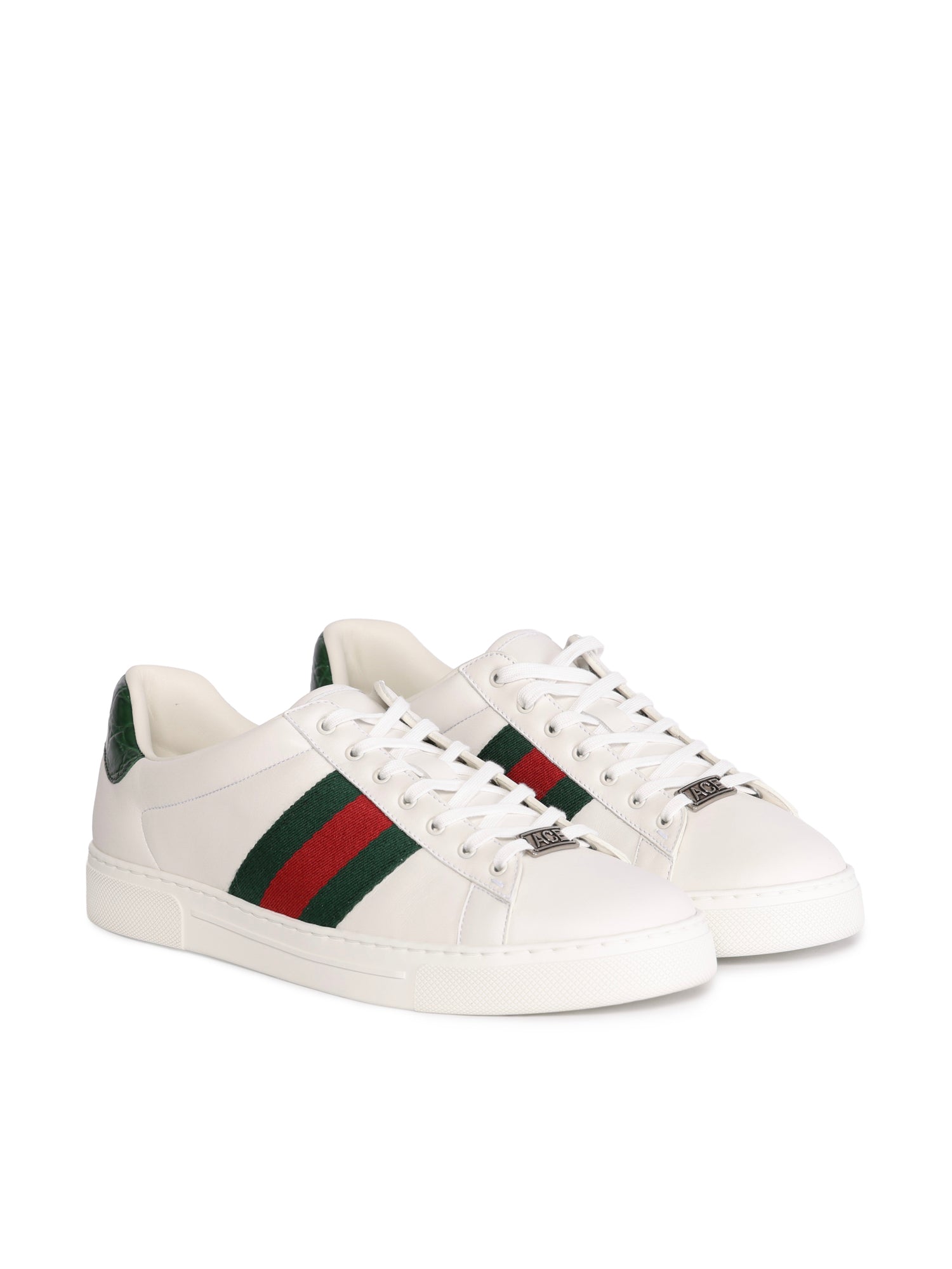 Sneakers SNEAKER LEATHER, R.S GR.WHI/VRV/GREEN ACE 757892 AACAG 9055 9055 GUCCI