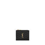 Portafogli COMPACT WALLET NERO 575879 BOW01 1000 1000 SAINT LAURENT