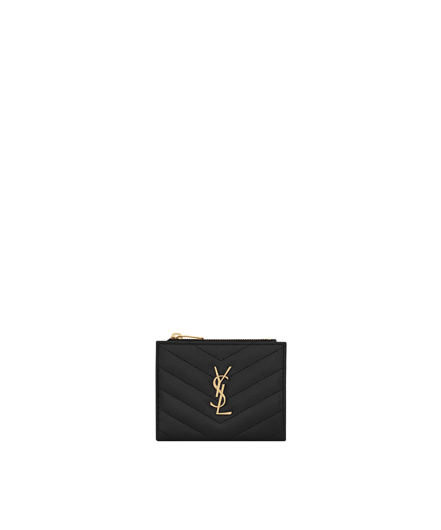 Portafogli COMPACT WALLET NERO 575879 BOW01 1000 1000 SAINT LAURENT
