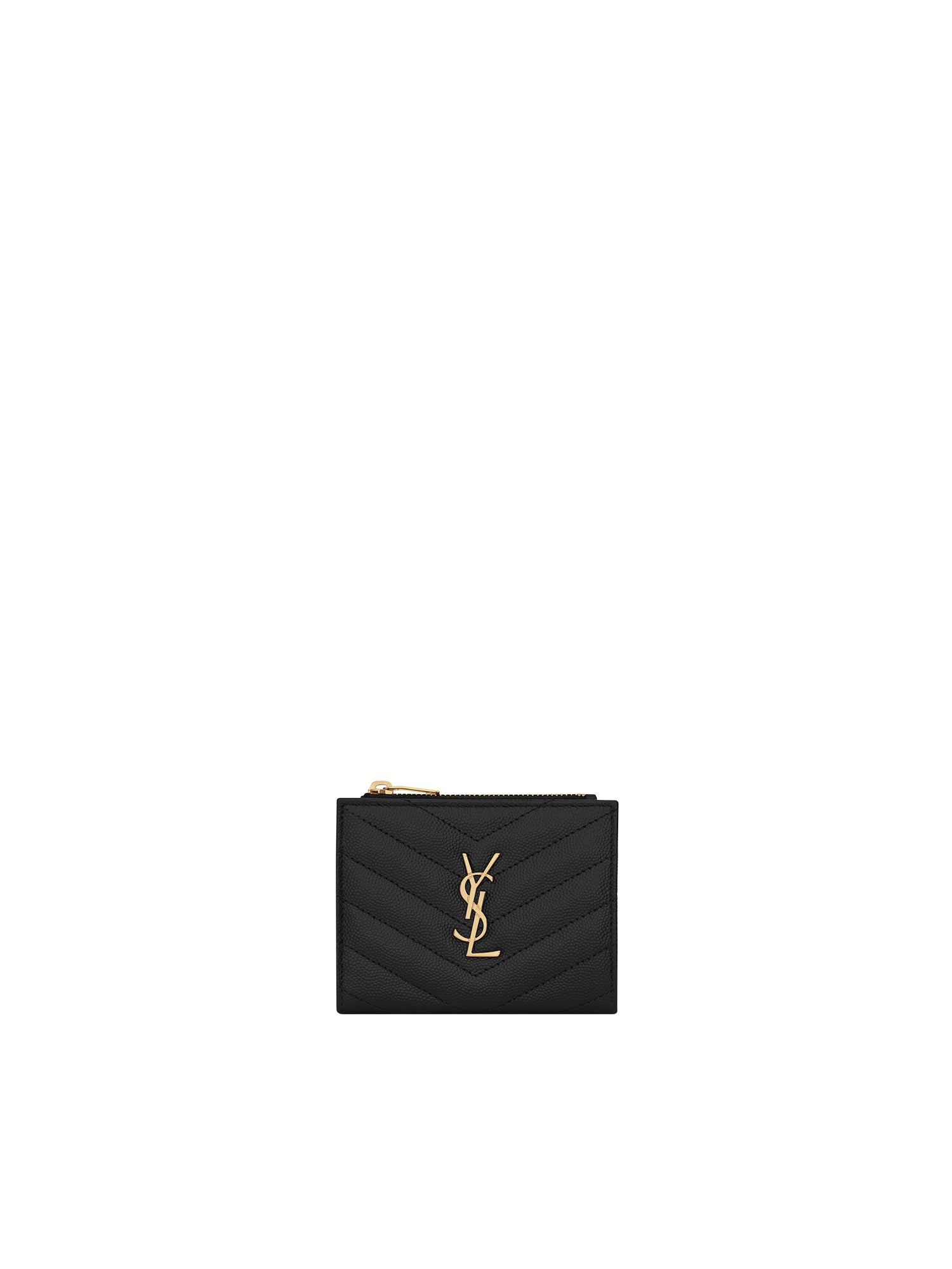 Portafogli COMPACT WALLET NERO 575879 BOW01 1000 1000 SAINT LAURENT