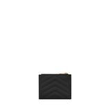 Portafogli COMPACT WALLET NERO 575879 BOW01 1000 1000 SAINT LAURENT