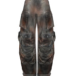 Pantaloni LONG PANT GREY/RUST 251WCP00084 DDD109TR 829 829 THE Attico