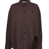 Camicie SHIRT DARK BROWN 251WCH00004 CCC052AA 204 204 THE Attico