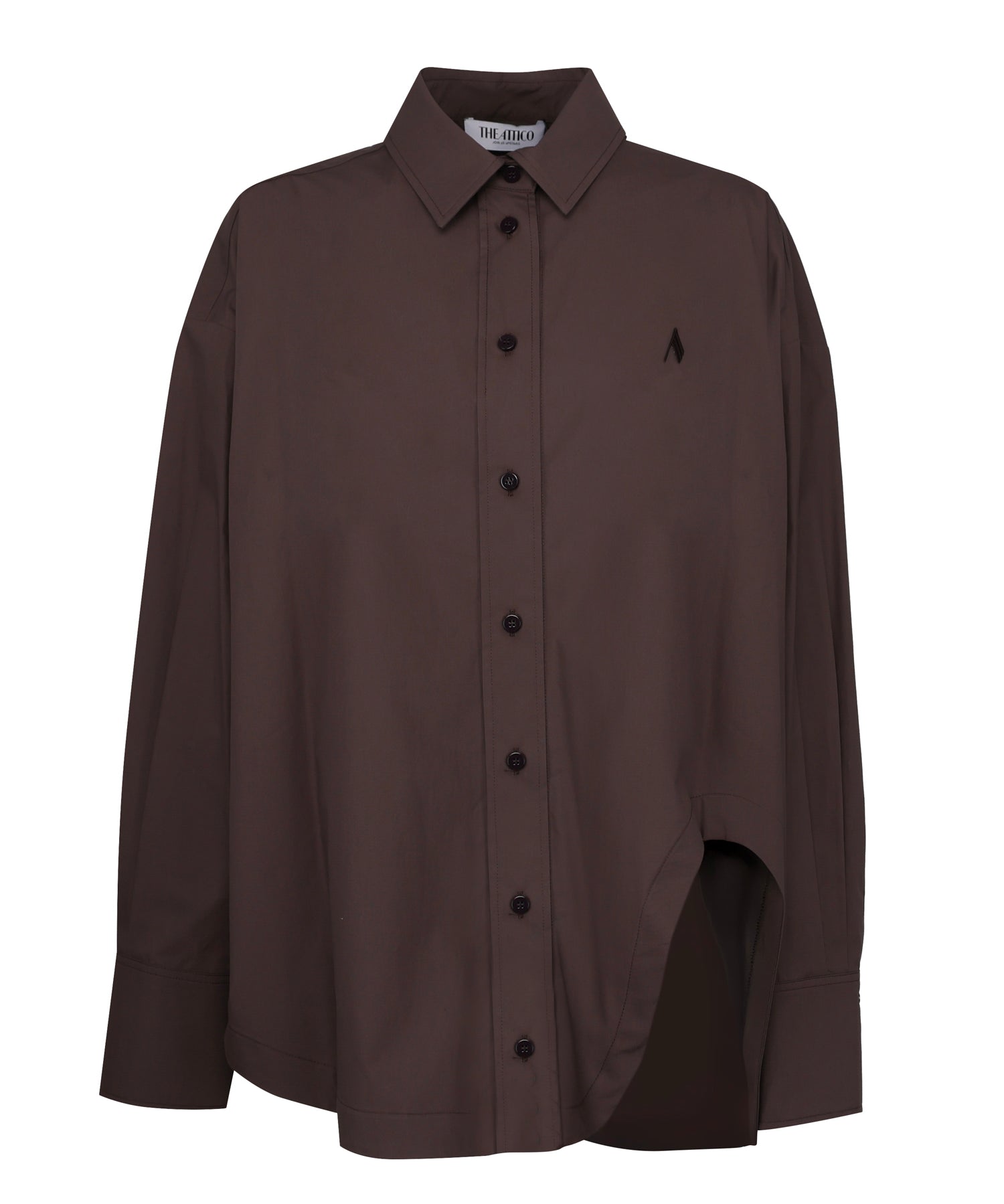 Camicie SHIRT DARK BROWN 251WCH00004 CCC052AA 204 204 THE Attico
