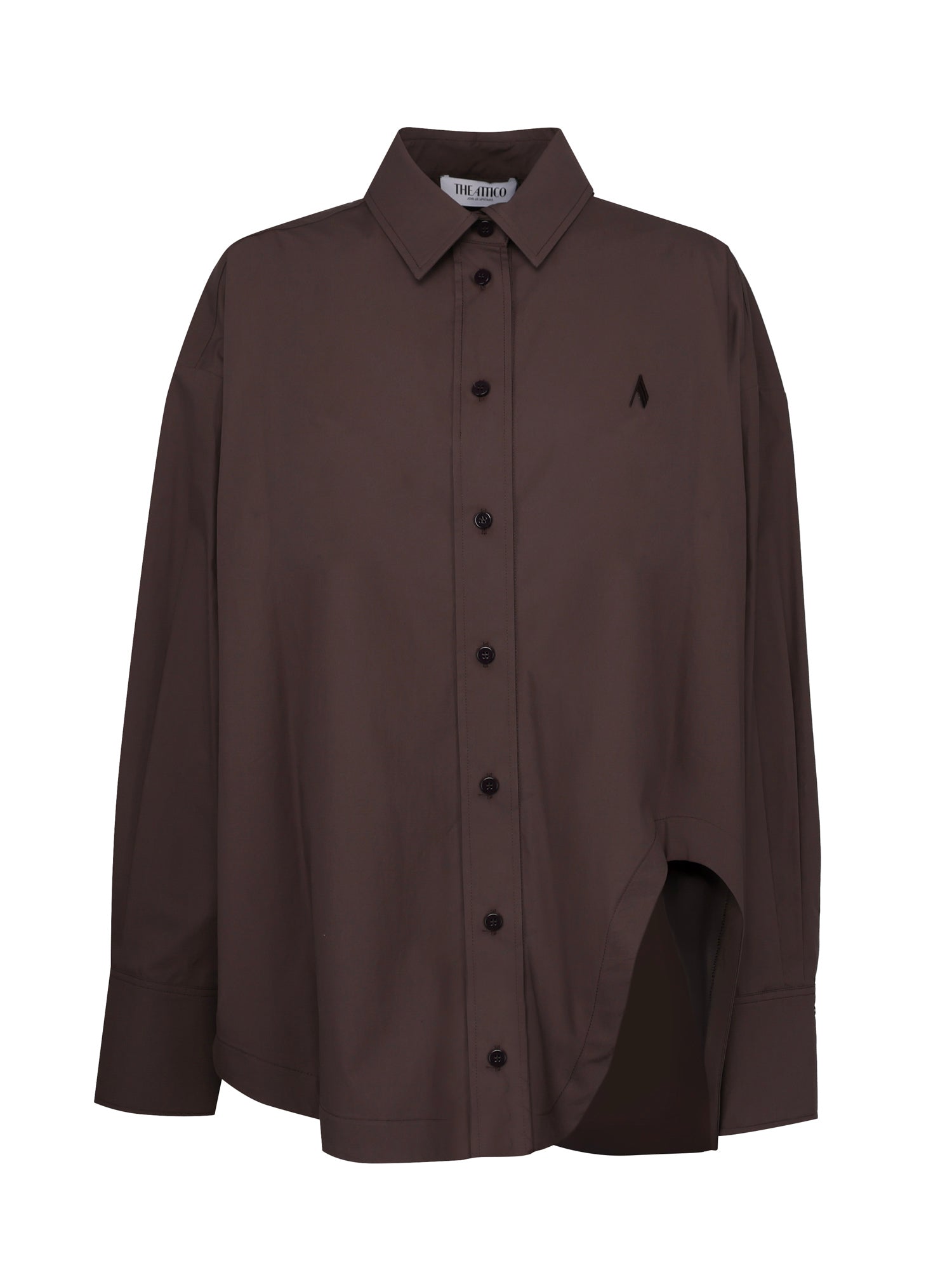 Camicie SHIRT DARK BROWN 251WCH00004 CCC052AA 204 204 THE Attico