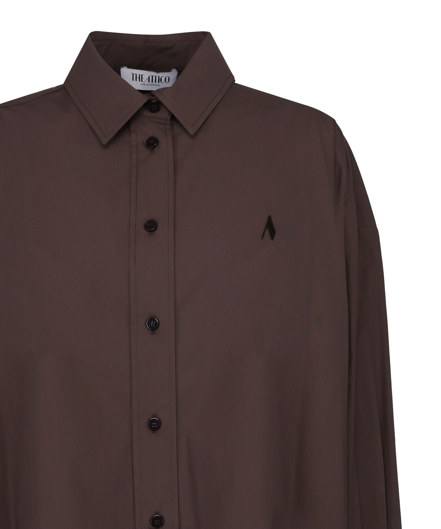 Camicie SHIRT DARK BROWN 251WCH00004 CCC052AA 204 204 THE Attico