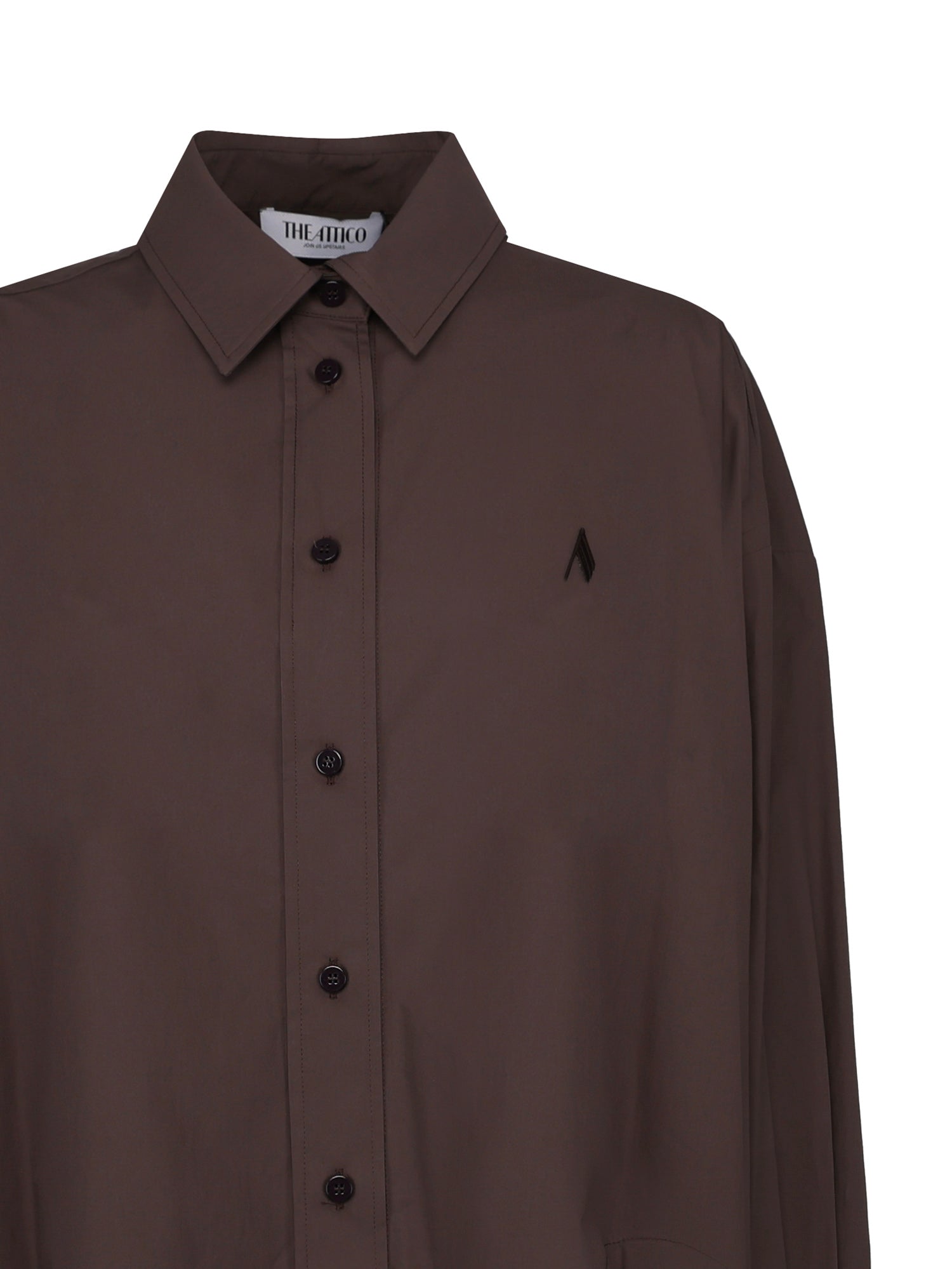 Camicie SHIRT DARK BROWN 251WCH00004 CCC052AA 204 204 THE Attico