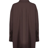 Camicie SHIRT DARK BROWN 251WCH00004 CCC052AA 204 204 THE Attico