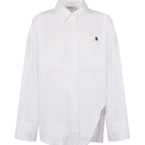 Camicie SHIRT WHITE/NAVY BLUE 251WCH00004 CCC052AA 870 870 THE Attico