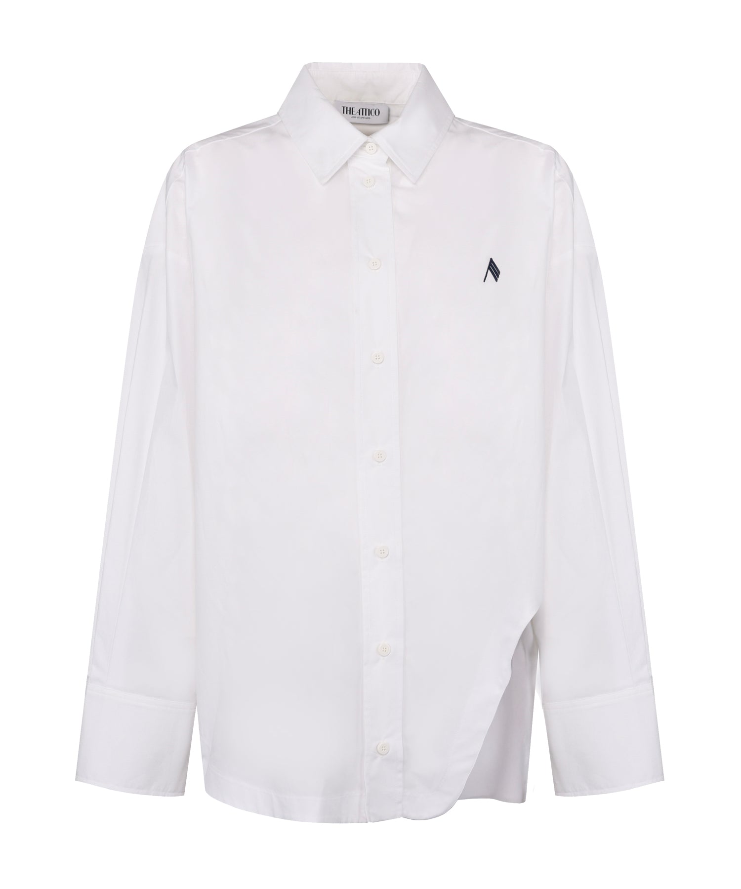 Camicie SHIRT WHITE/NAVY BLUE 251WCH00004 CCC052AA 870 870 THE Attico
