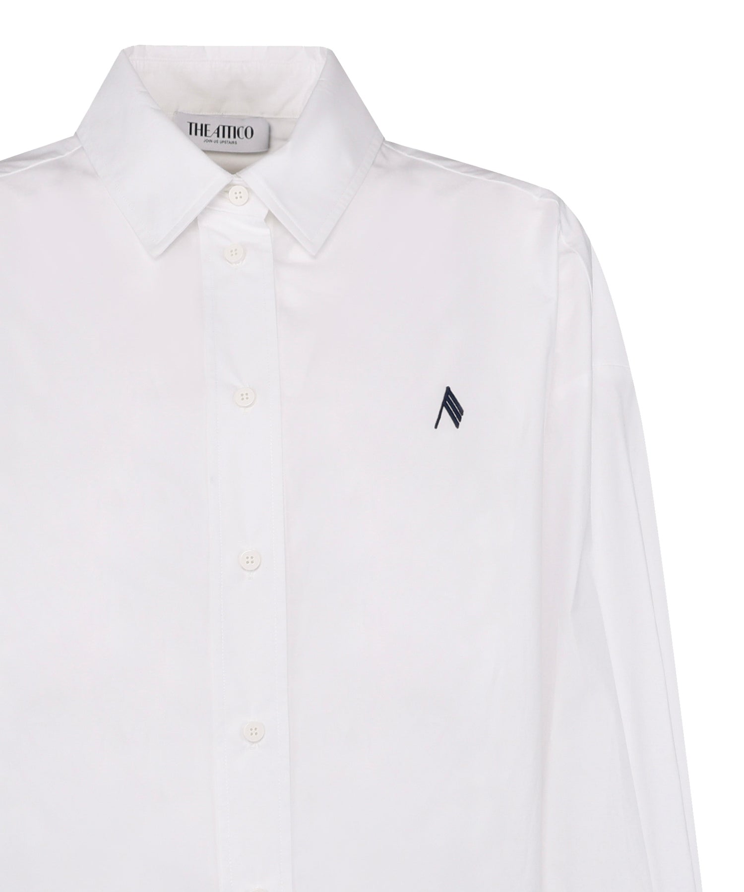 Camicie SHIRT WHITE/NAVY BLUE 251WCH00004 CCC052AA 870 870 THE Attico