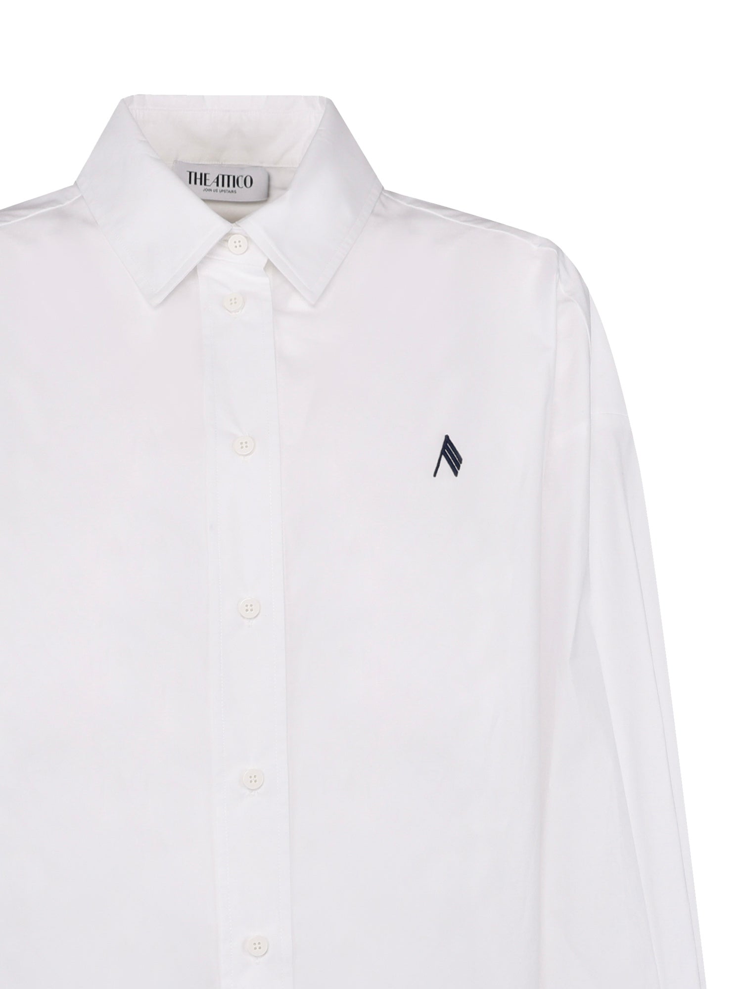 Camicie SHIRT WHITE/NAVY BLUE 251WCH00004 CCC052AA 870 870 THE Attico