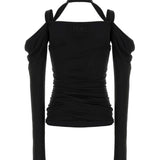 Topwear TOP BLACK 251WCI00022 VVV105AA 100 100 THE Attico