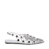 Ballerine 'GRID' BALLERINA SILVER 250WSH00801 LBT112SA 002 002 THE Attico