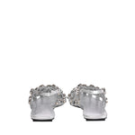 Ballerine 'GRID' BALLERINA SILVER 250WSH00801 LBT112SA 002 002 THE Attico