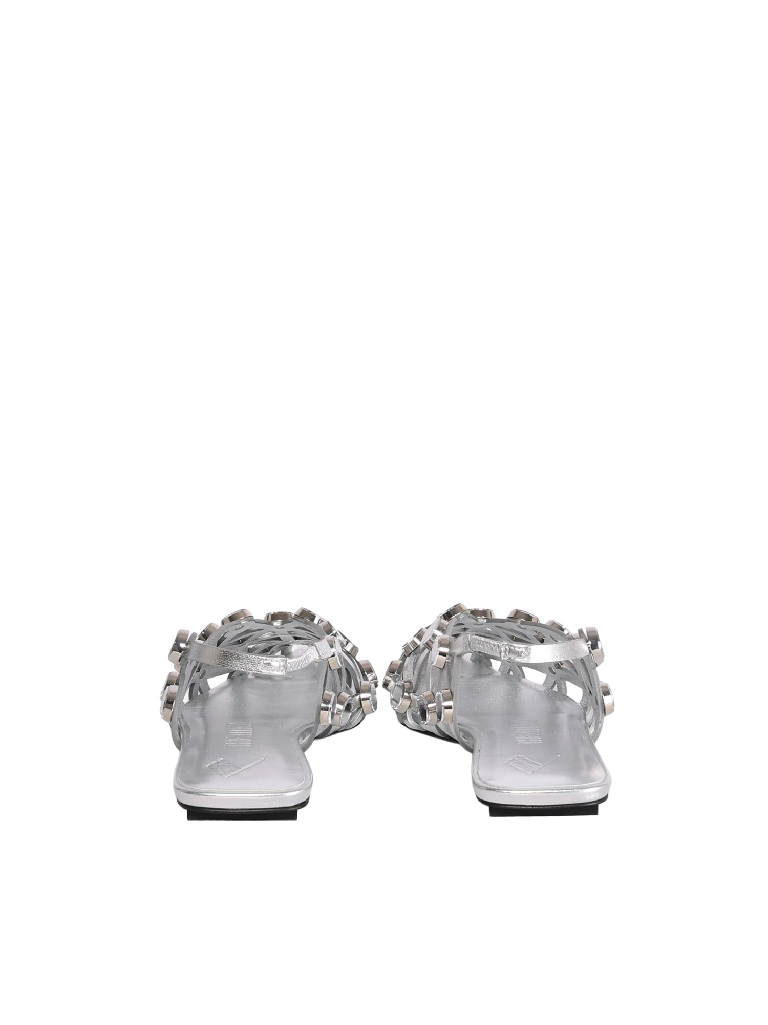 Ballerine 'GRID' BALLERINA SILVER 250WSH00801 LBT112SA 002 002 THE Attico