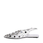 Ballerine 'GRID' BALLERINA SILVER 250WSH00801 LBT112SA 002 002 THE Attico
