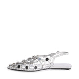 Ballerine 'GRID' BALLERINA SILVER 250WSH00801 LBT112SA 002 002 THE Attico