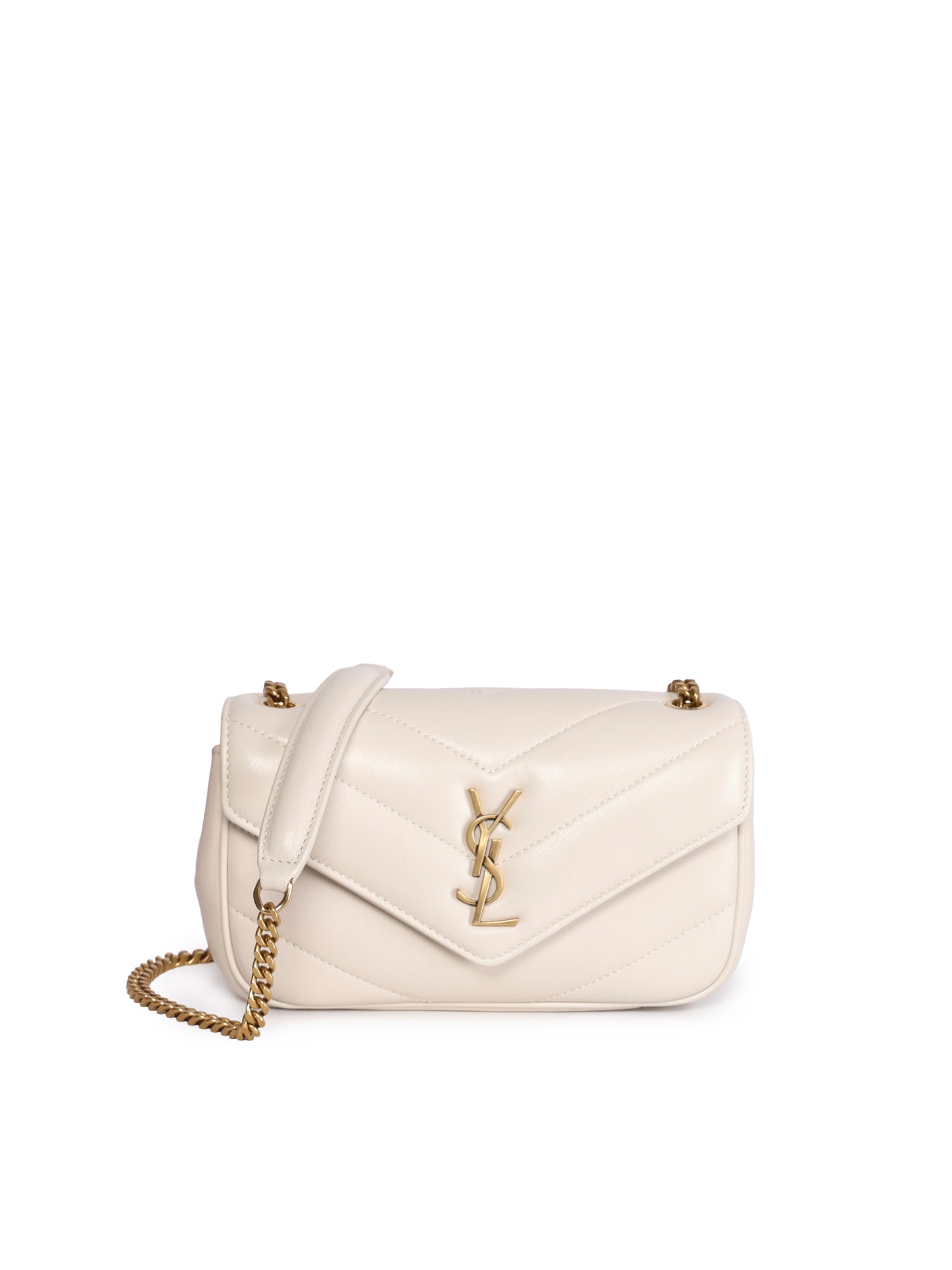 Borse YSL PW MINI LOU LOU  CREMA SOFT 821749 AAEAX 9207 9207 SAINT LAURENT