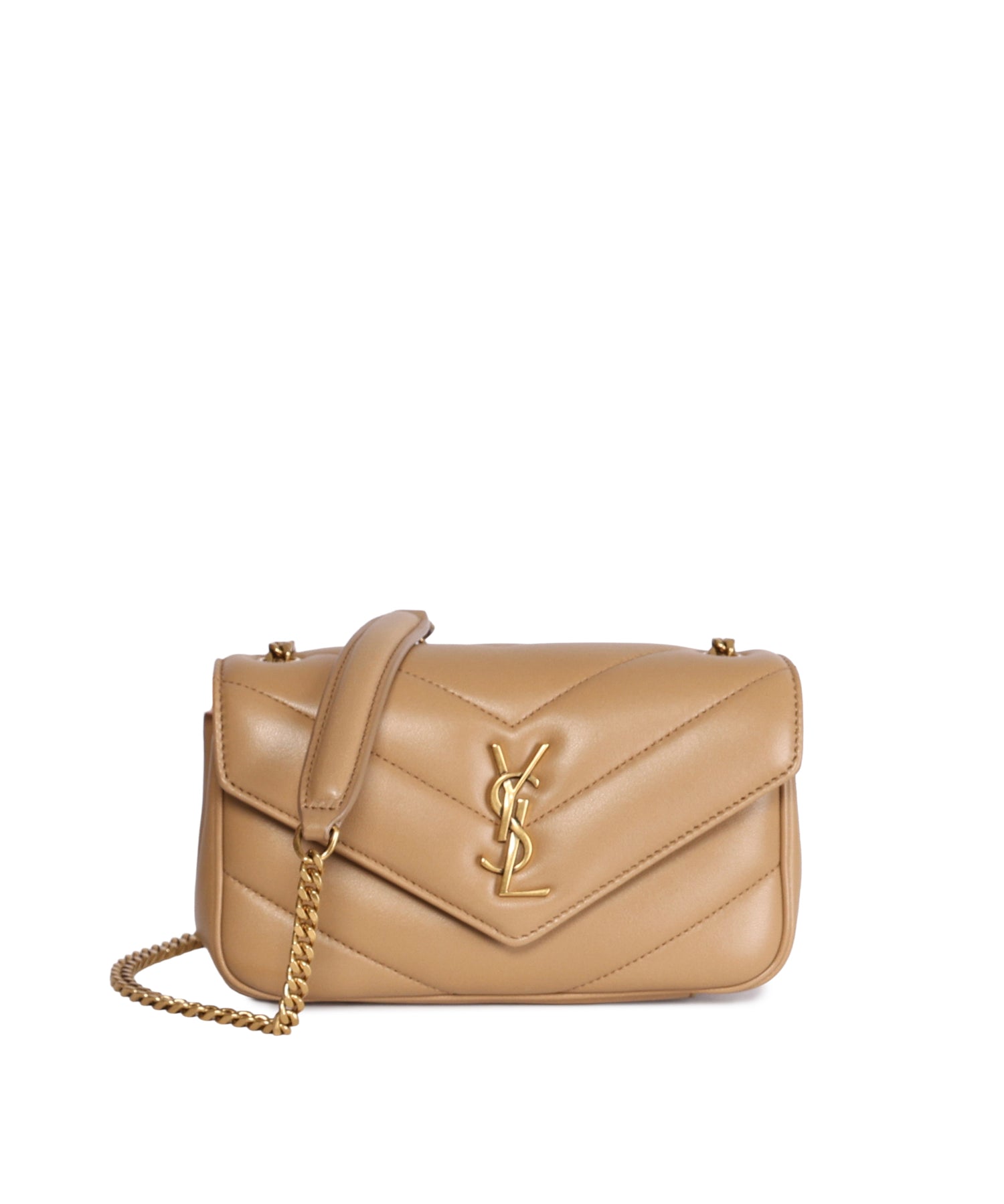 Borse YSL PW MINI LOU LOU  TAN 821749 AAEAX 2357 2357 SAINT LAURENT