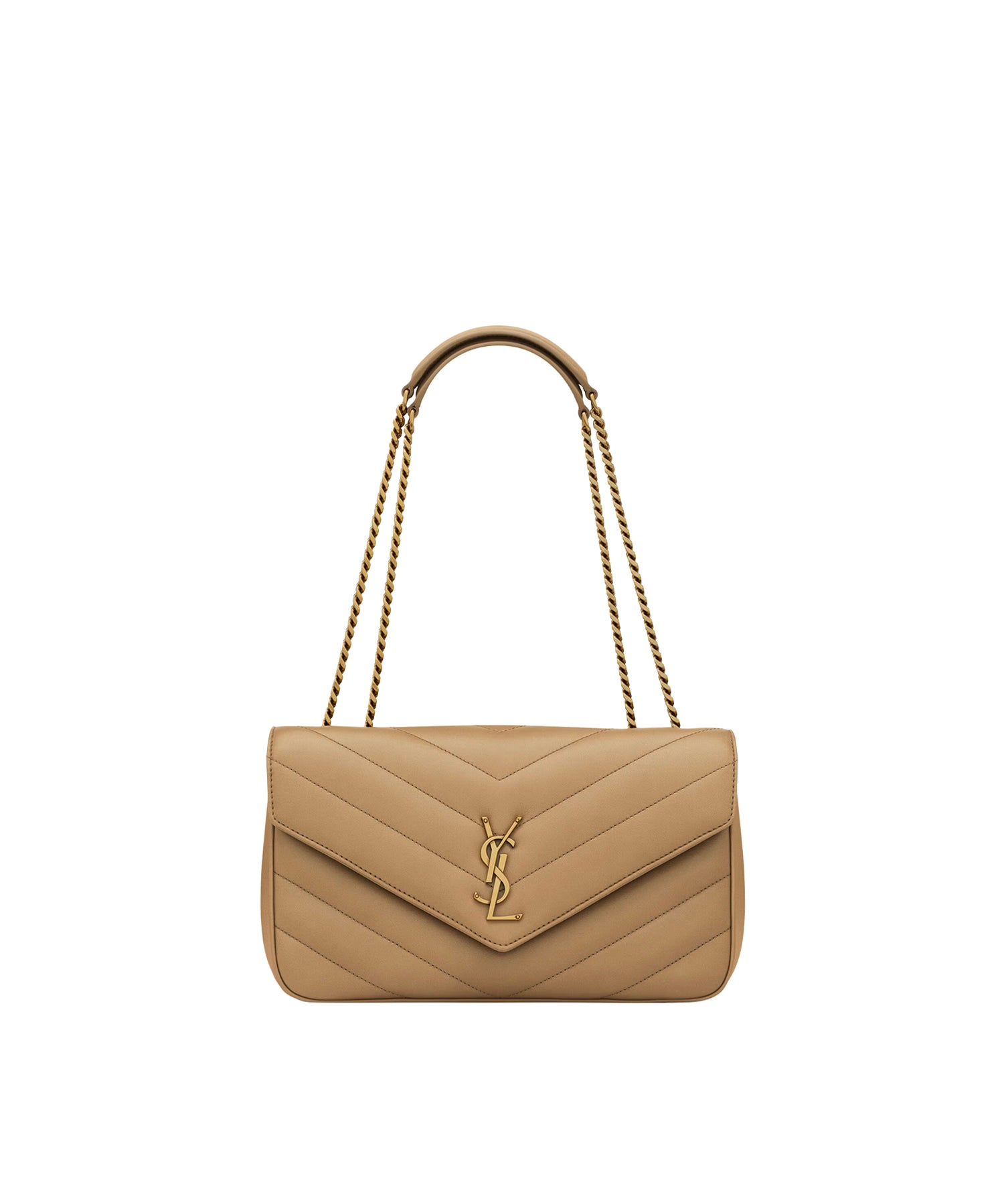 Borse YSL BAG M LOULOU TAN 801439 AAEAX 2357 2357 SAINT LAURENT