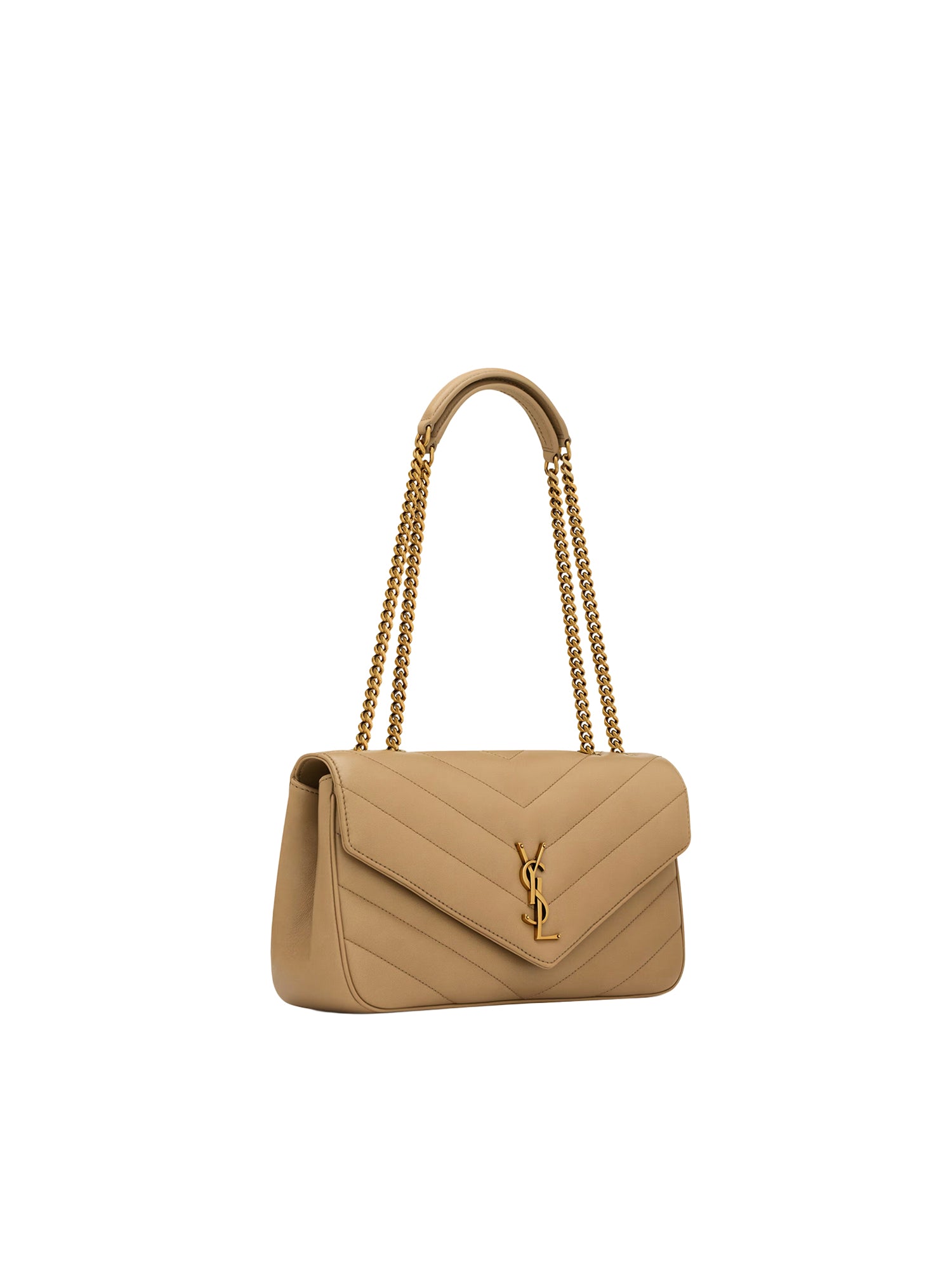 Borse YSL BAG M LOULOU TAN 801439 AAEAX 2357 2357 SAINT LAURENT