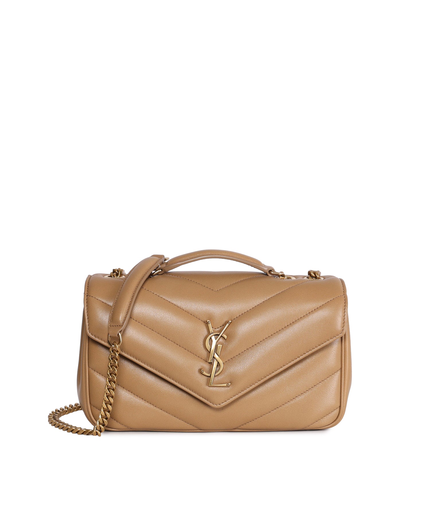 Borse YSL BAG S LOULOU  TAN 801437 AAEAX 2357 2357 SAINT LAURENT