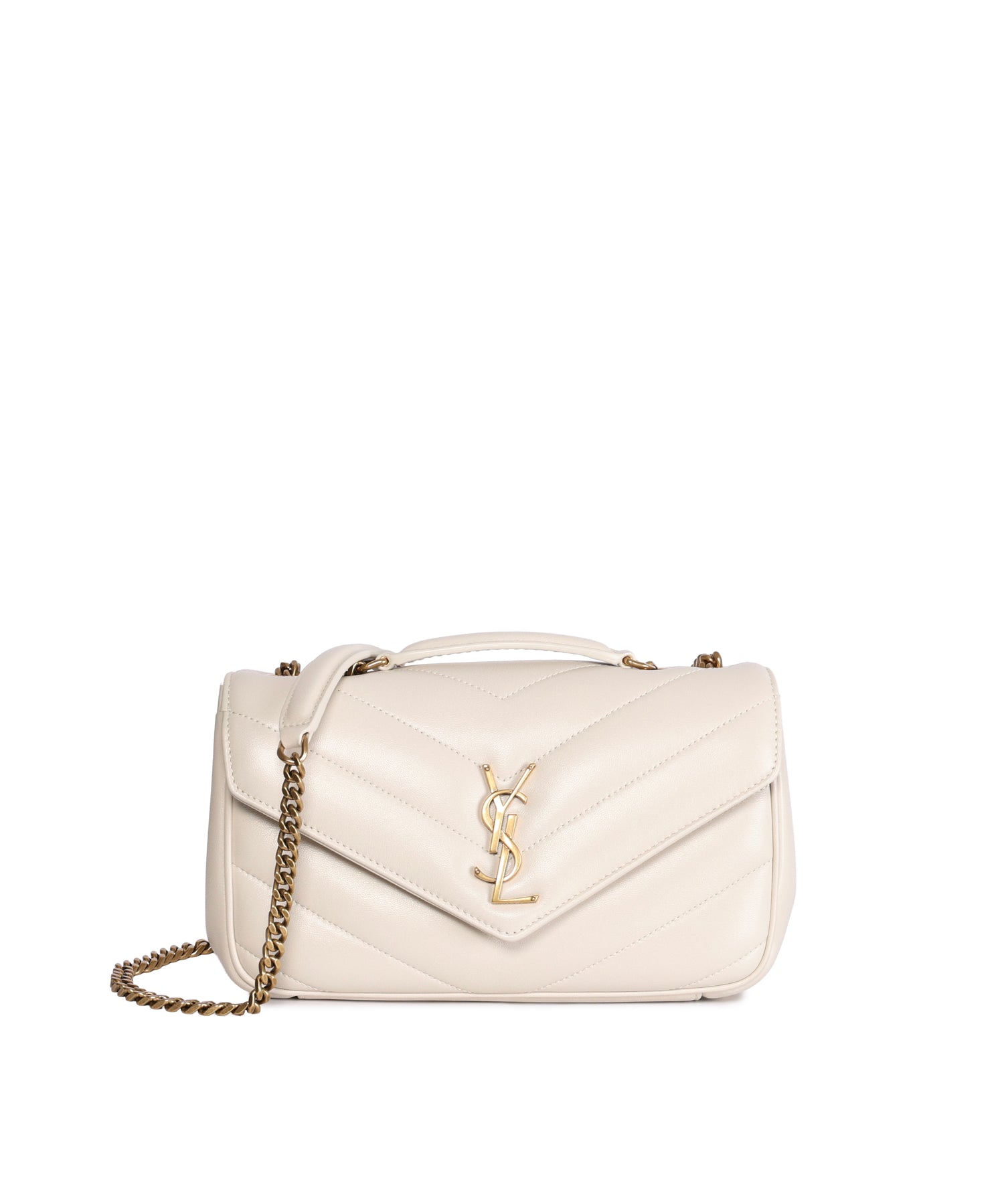 Borse YSL BAG S LOULOU  CREMA SOFT 801437 AAEAX 9207 9207 SAINT LAURENT